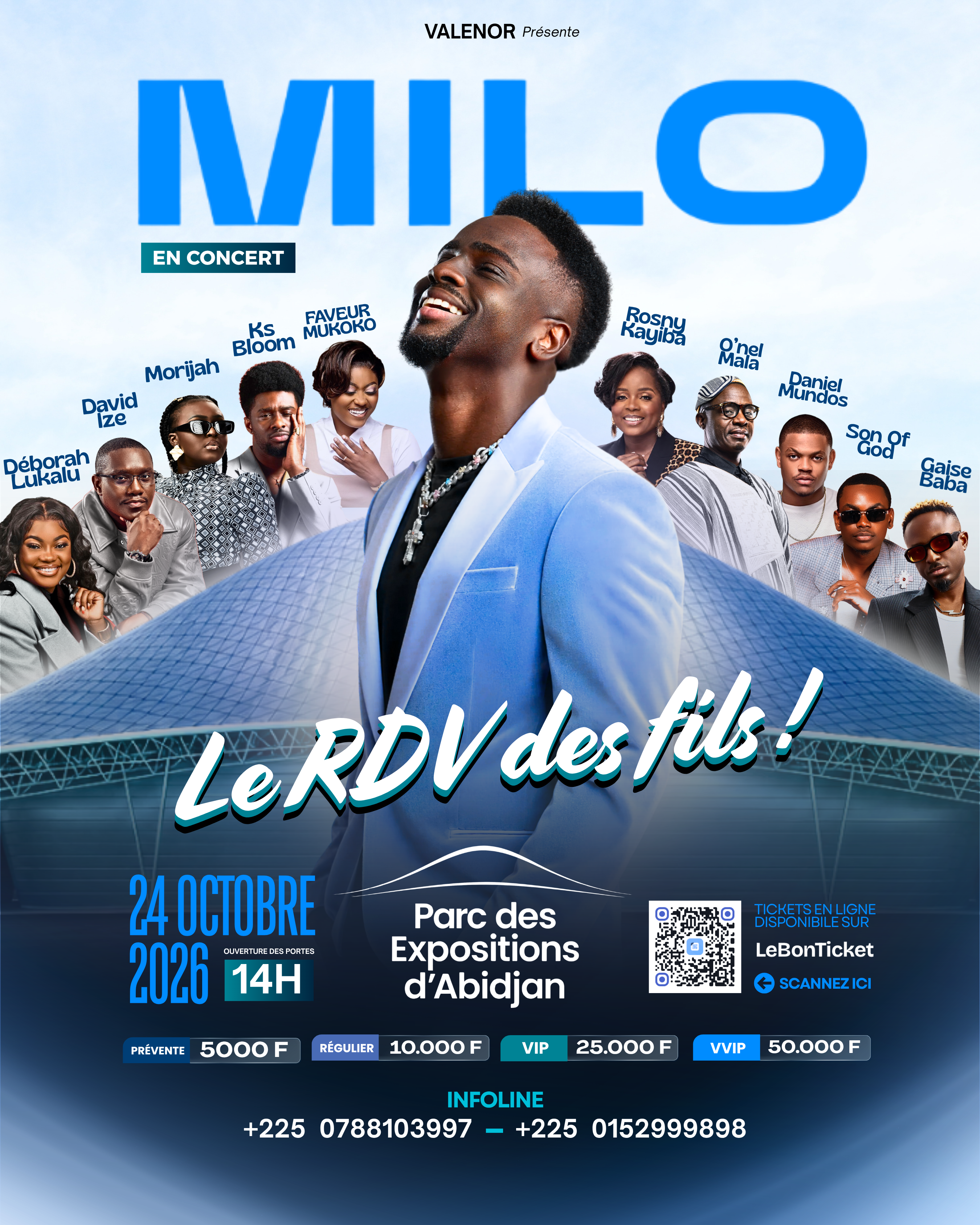 MILO en concert - Le RDV des Fils